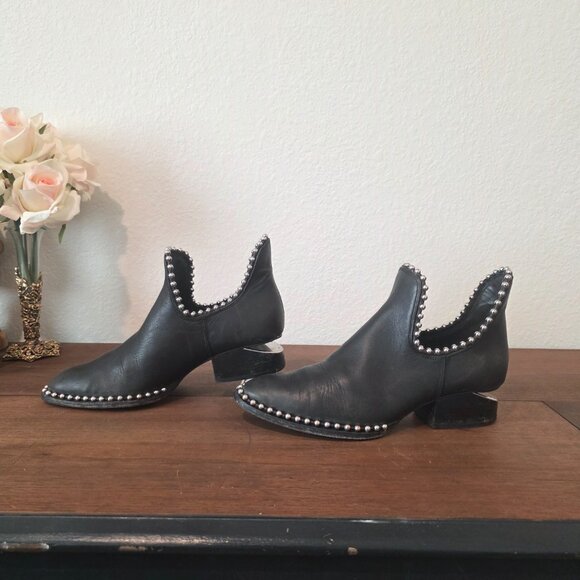 Alexander Wang Women's Kori Studded Cutout Booties Size 38 (US 7.5) - Picture 4 of 10
